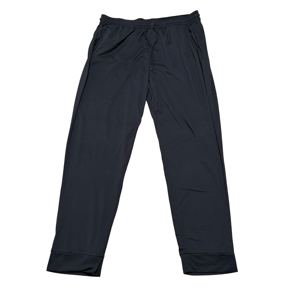01.Algo Performance Joggers Pants Men's XL Moisture Wicking UPF 40 Black